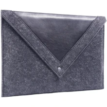 Gmakin Cover Envelope Triangular Roof Black (GM23-15) for MacBook Pro 15/Pro 16: Цвет черный (Black)