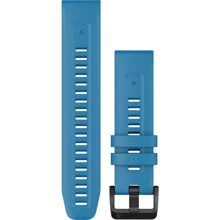 Ремешок Garmin QuickFit 22 Watch Bands Cirrus Blue with Black Stainless Steel Hardware ( 010-13111-30): Цвет синий