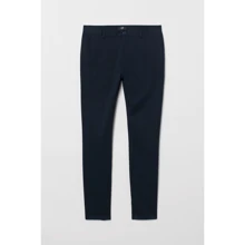 Брюки H&M 7443069 54 синие: Фасон Чиносы