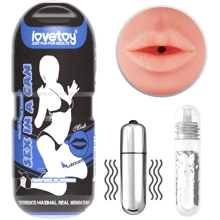 Мастурбатор LoveToy Sex In A Can Mouth Lotus Tunnel Vibrating: Для кого Для мужчин