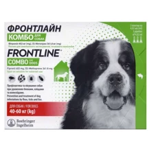 Спот-Вон Merial Frontline Combo для собак 40-60 кг XL упаковка 3 піпетки (159920): Тип Капли