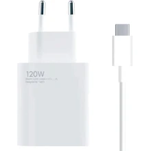 Зарядное устройство Xiaomi Wall Charger USB 120W HyperCharge Combo with USB-C Cable White (BHR9462EU): Особенности Быстрая зарядка, Power Delivery (PD)