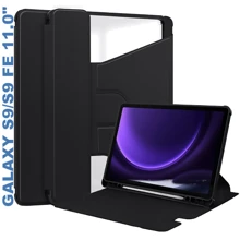 Аксесуар для планшетних ПК BeCover Case Rotatable Black для Samsung X710 Galaxy Tab S9 / X510/X516B Galaxy Tab S9 FE (710432): Колір черный