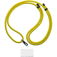 Ремешок для смартфона ArmorStandart Rope Black Sunflower with Clear holder (ARM67201): Цвет желтый