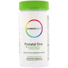 Rainbow Light Just Once Prenatal One Food-Based Multivitamin 90 Tabs Витамины для беременных: Тип Мультивитамины