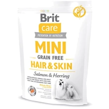 Сухой корм для взрослых собак миниатюрных пород Brit Care Mini Grain Free Hair & Skin с лососем 0.4 кг (8595602520237): Тип Сухой корм