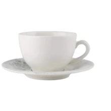 Чашка Porland Smoky Alumilite 280 мл с блюдцем 160 мм (213-228330.S): Тип Чашка c блюдцем
