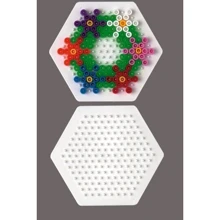 Термомозаика HAMA Поле для MIDI 5+ Маленький шестиугольник, 169 колышков (223): Производитель HAMA