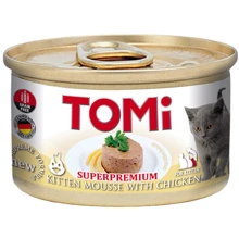 Консервы TOMi For Kitten with Chicken 85 g мусс для котят, с курицей (53314): Тип Консервы