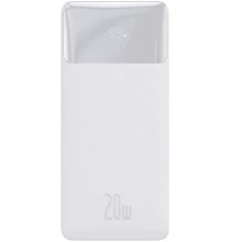 Baseus Power Bank 30000mAh Bipow Display 20W White (PPDML-N02/PPBD050402) (Внешние аккумуляторы)(79010844)Stylus approved: Производитель Baseus