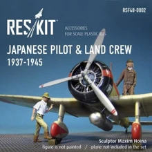 Набор фигурок Reskit Японский пилот и обслуживающий персонал, 1937-1945, 2МВ (RSF48-0002): Производитель RESKIT
