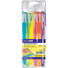 Набор гелевых ручек Economix NEON, 6 цветов (E10512): undefined undefined