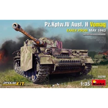 Танк Pz.Kpfw.IV Ausf. H Vomag раннього виробництва з інтер'єром: Виробник MiniArt