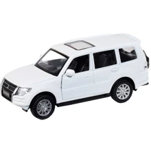 Автомодель TechnoDrive MITSUBISHI PAJERO 4WD TURBO белый 1:43 (250283): Тип Готовая модель