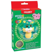 Масса для лепки Paulinda Super Dough Circle Baby Кот заводной механизм, зеленый (PL-081177-3): Производитель PAULINDA