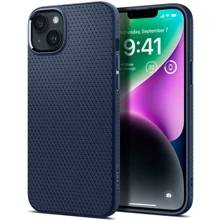 Чохол для iPhone Spigen Liquid Air Navy Blue (ACS05038) для iPhone 14: Колір синий