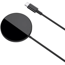 Зарядний пристрій XO Wireless Charger CX01115W Black for iPhone 16 I 15 I 14 I 13 I 12 series: Особливості MagSafe, Быстрая зарядка