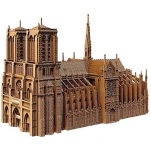 Картонний конструктор Cartonic 3D Puzzle NOTRE-DAME DE PARIS: Вид города, страны и архитектурные сооружения