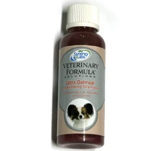 Шампунь Veterinary Formula Ultra Moisturizing Shampoo для собак и кошек, с овсяной мукой, протеинами шелка, DL-пантенолом, глицерином, аромат малины и граната, 45 мл: Тип средства Шампуни
