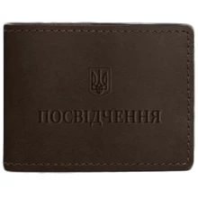 Обкладинка для посвідчення BlankNote Crazy Horse темно-коричнева (BN-IDC-3-o): Стать Унисекс