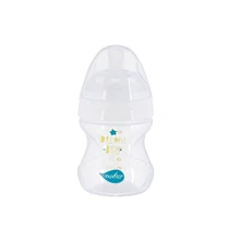 Пляшечка Nuvita для годування Mimic Collection 150 мл антиколікова біла (NV6011BIANCO): Матеріал пластик