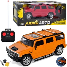 Машина LimoToy 1:12, р/у., акум., USB, рез. колеса, 2 цвета, свет (М 4911): Класс Джип