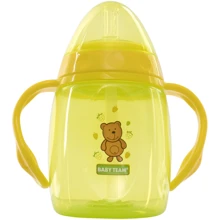 Поильник Baby Team с трубочкой и ручками, 250мл (5003): Производитель Baby Team