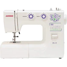 Швейна машина Janome PS-19: Максимальна ширина строчки, мм 5