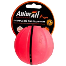 М'яч для собак AnimAll Fun тренувальний 7 см кораловий (130,205): Виробник AnimAll
