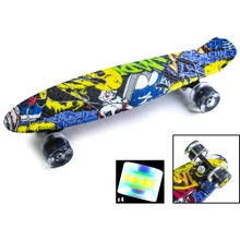 Penny Board Cool Draft Joker Светящиеся колеса: Тип пенни борд