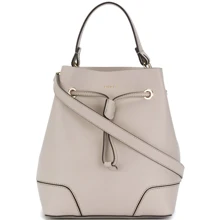 Женская сумка бакет-бэг Furla Stacy S Drawstring cеро-бежевая (920535): Пол Женский