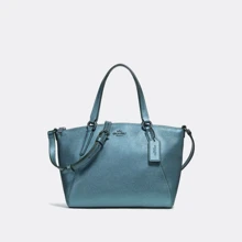 Женская сумка тоут Coach бирюзовая (191202456389): Пол Женский