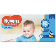 Huggies Ultra Comfort 4 (7-16 kg) Jumbo 50 Boy: Тип Подгузники