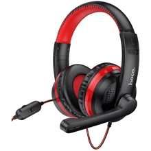 Навушники Hoco W103 Magic Tour Gaming Black/Red: Тип конструкції повнорозмірні