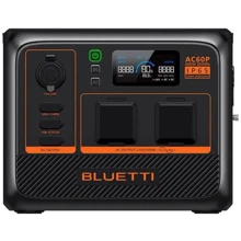 Зарядная станция Bluetti AC60P 504Wh 600W UK Великобритания: Емкость аккумулятора, Вт/ч 504