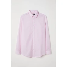 Сорочка H & M 5016169 50 рожева з довгим рукавом: Длина рукава Довгий