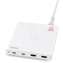 Зарядное устройство Adonit Wall Charger ThunderPort 2xUSB and 2xUSB-C H108 90W White: Особенности Быстрая зарядка