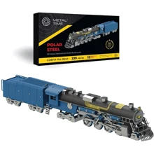 Коллекционная модель-конструктор Metal Time Polar Steel color Поезд механический (MT052): Производитель Metal Time