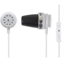 Наушники Koss Spark Plug VCw Noise Isolating White: Тип конструкции вакуумные