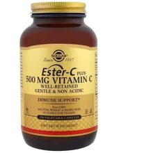 Solgar Ester-C Plus, Vitamin C, 500 mg, 250 Veg Caps Эстер-С плюс 500 мг витамина С: Тип Витамин C