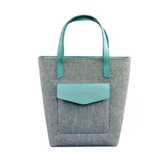 Жіноча сумка шоппер BlankNote бірюзова (BN-BAG-17-felt-tiffany): Стать жіночий