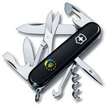 Мультитул Victorinox Climber Ukraine 91мм/14 функций/черный /Украина ЕС (1.3703.3_T1130u): Тип мини-мультитул