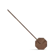 Світильник на акумуляторі Gingko Octagon One на 4 рівні освітлення горіх (GK11W8): Вид ліхтарик