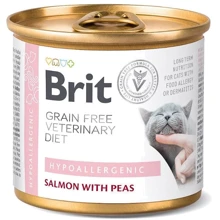 Влажный корм для котов Brit GF Veterinary Diet Cat Cans Hypoallergenic 200 г (8595602549825): Тип Влажный корм