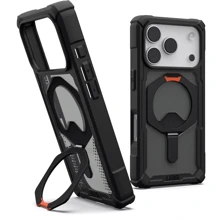 Чехол для iPhone Urban Armor Gear UAG Plasma XTE MagSafe Black/Pop Orange (114527114097) for iPhone 17 Pro: Цвет черный