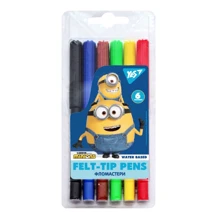 Фломастери YES Minions 6 кольорів (650529): Тип На водной основе
