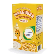 Каша молочная Малышка 250г кукурузная: Тип Каши молочные