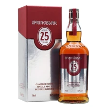 Виски Springbank 25 Year Old, gift box (0,7 л) (BW18793): Объем, л 0.7