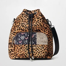 Женская сумка бакет-бэг Desigual коричневая (8445110228562): Пол Женский
