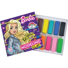 Пластилін Yes 12 кольорів Barbie, 200г: Виробник YES